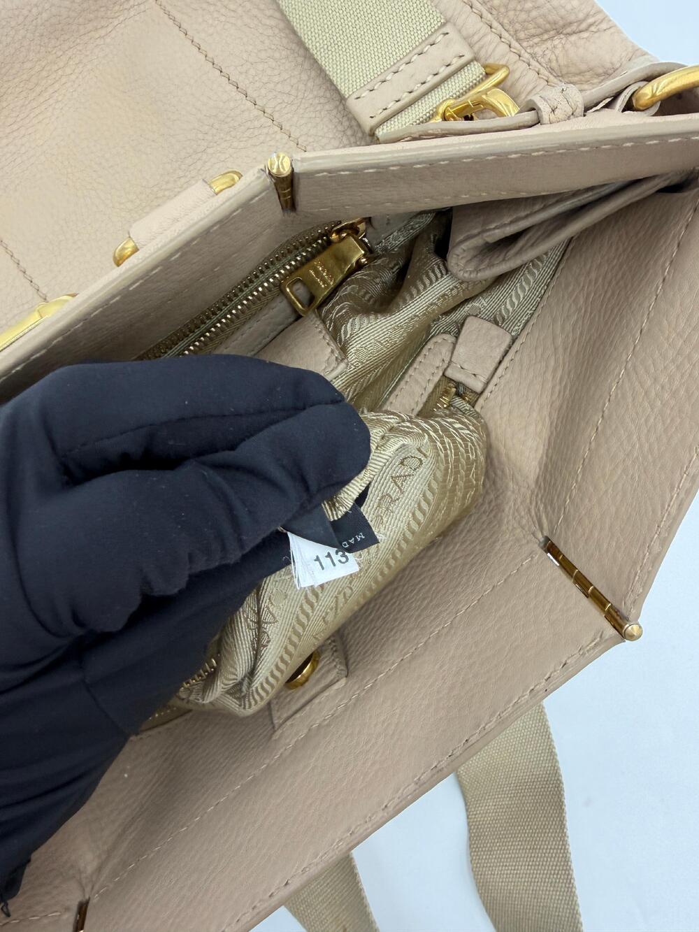 Prada Cervo Frame Satchel - Picture 11 of 14